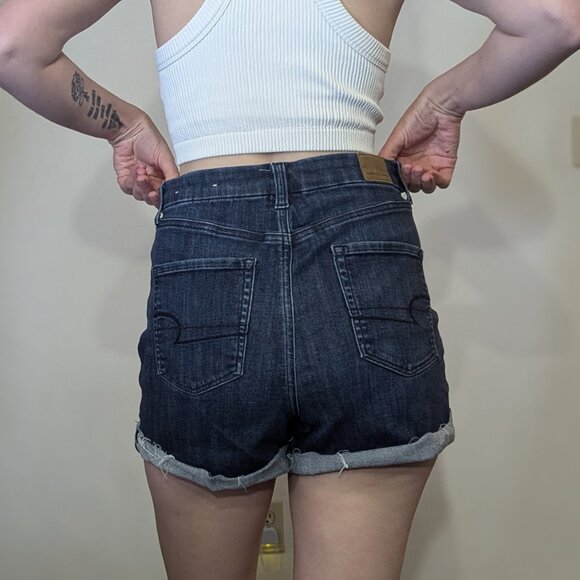 American Eagle Next Level Curvy Super Hi - Rise Shortie - Women's Size 8 - Picture 2 of 15